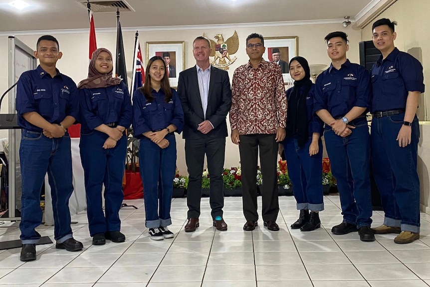 Indonesian students arrived in the NT