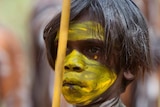 Gumatj boy at the official opening of the Garma Knowledge Centre