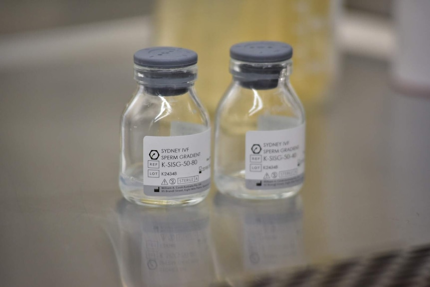 IVF sample bottles