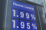 A graphic showing home loan rates of 1.99% and 1.95%