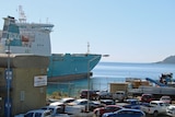 Ship at port