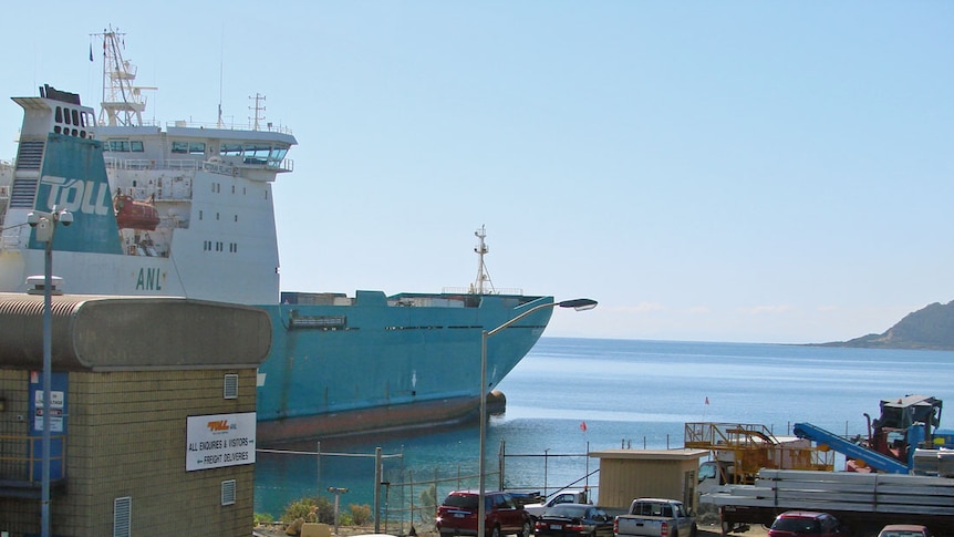 Ship at port