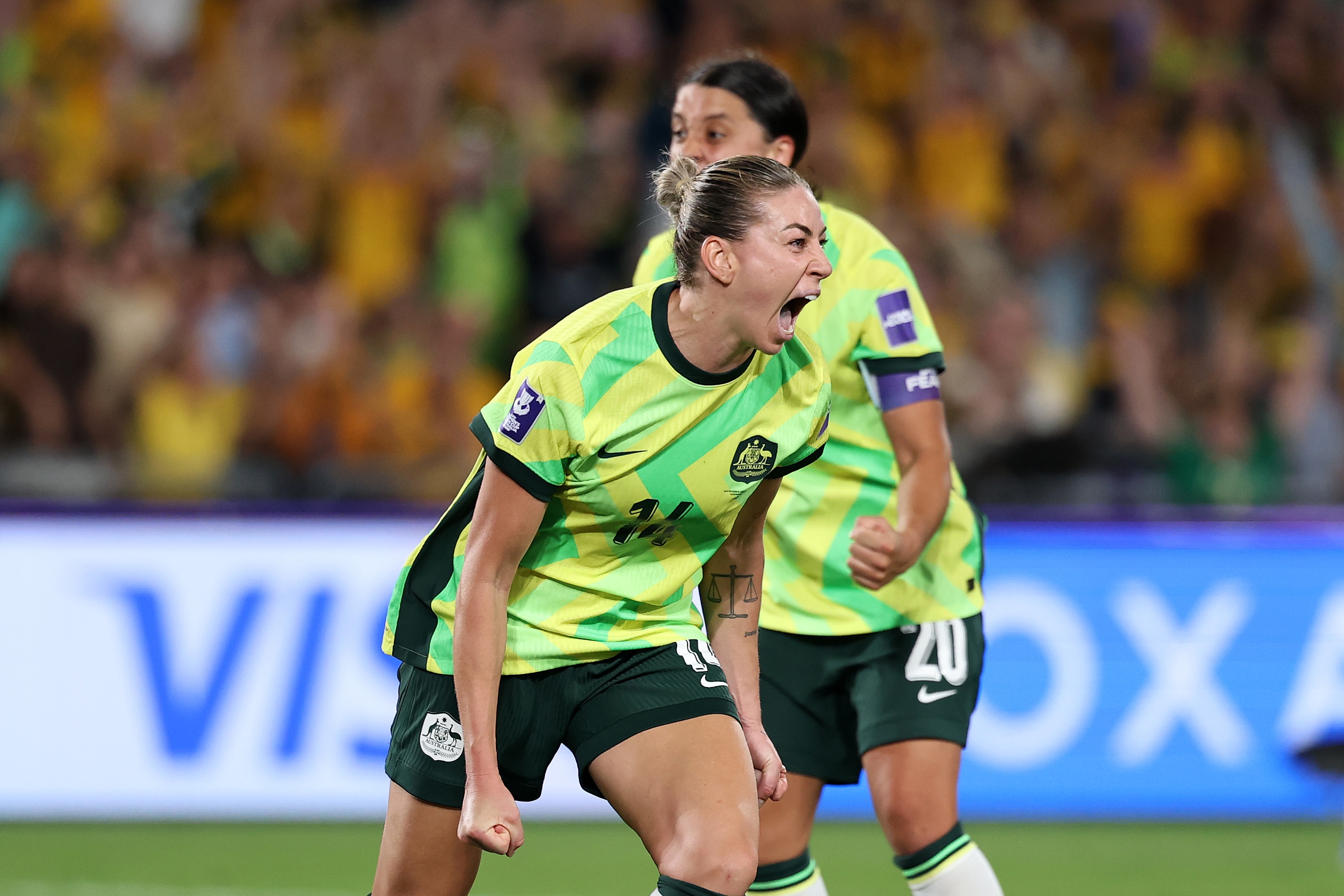 Matildas finish second in Asian Cup group after pulsating draw with South Korea