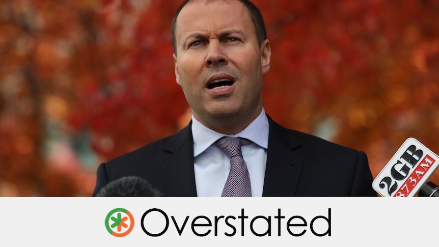 josh frydenberg's claim is