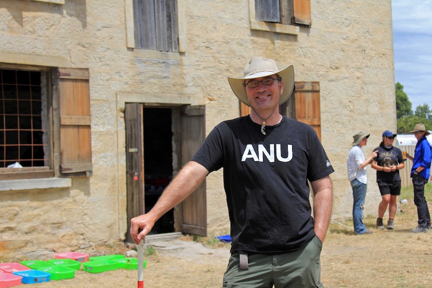 Dr Ash Lenton from ANU in Triabunna