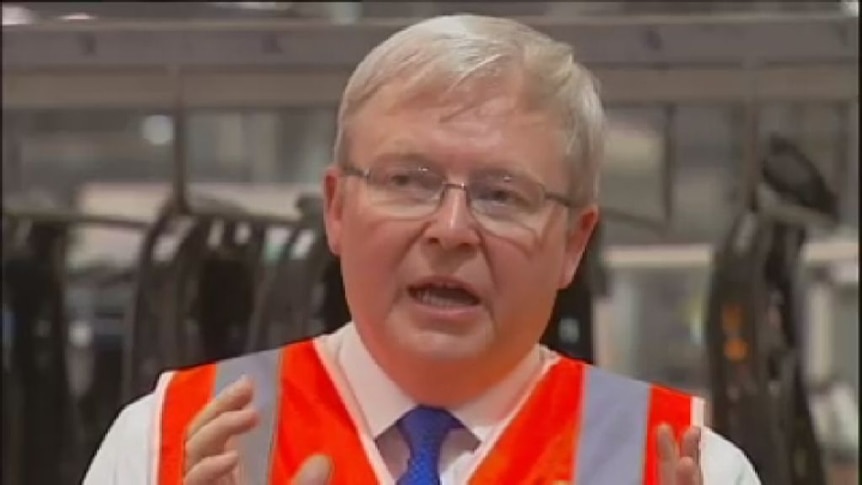 Kevin Rudd on Australia's support for the car manufacturing industry