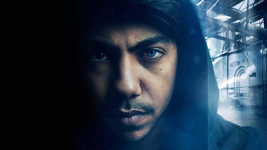 Promotional shot of Hunter Page-Lochard in Cleverman.