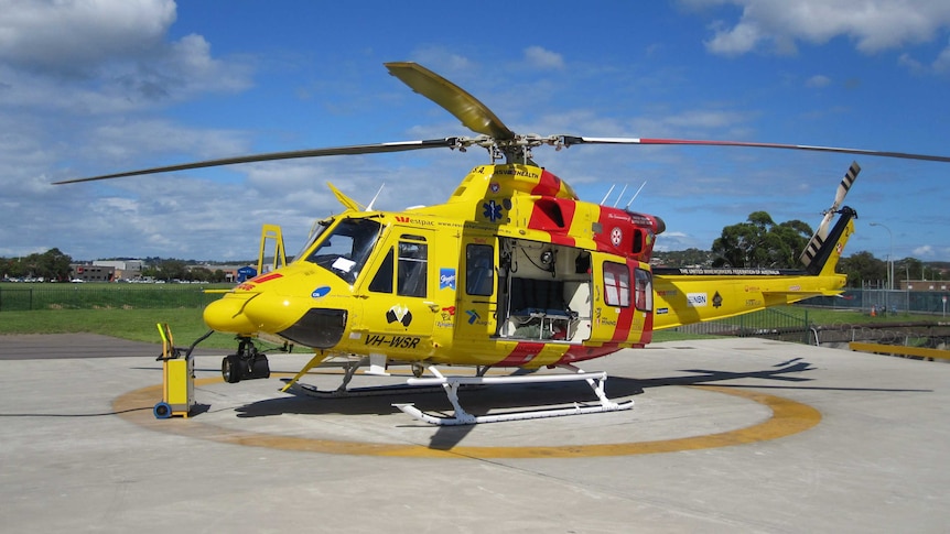 The Hunter's rescue helicopter says a collision with a drone could have been disastrous.