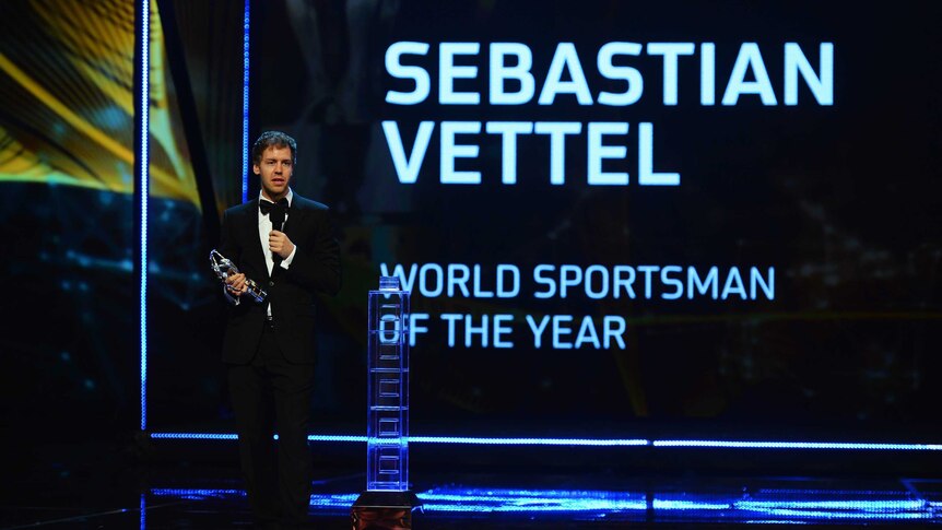 Sebastian Vettel wins Laureus world sportsman of the year