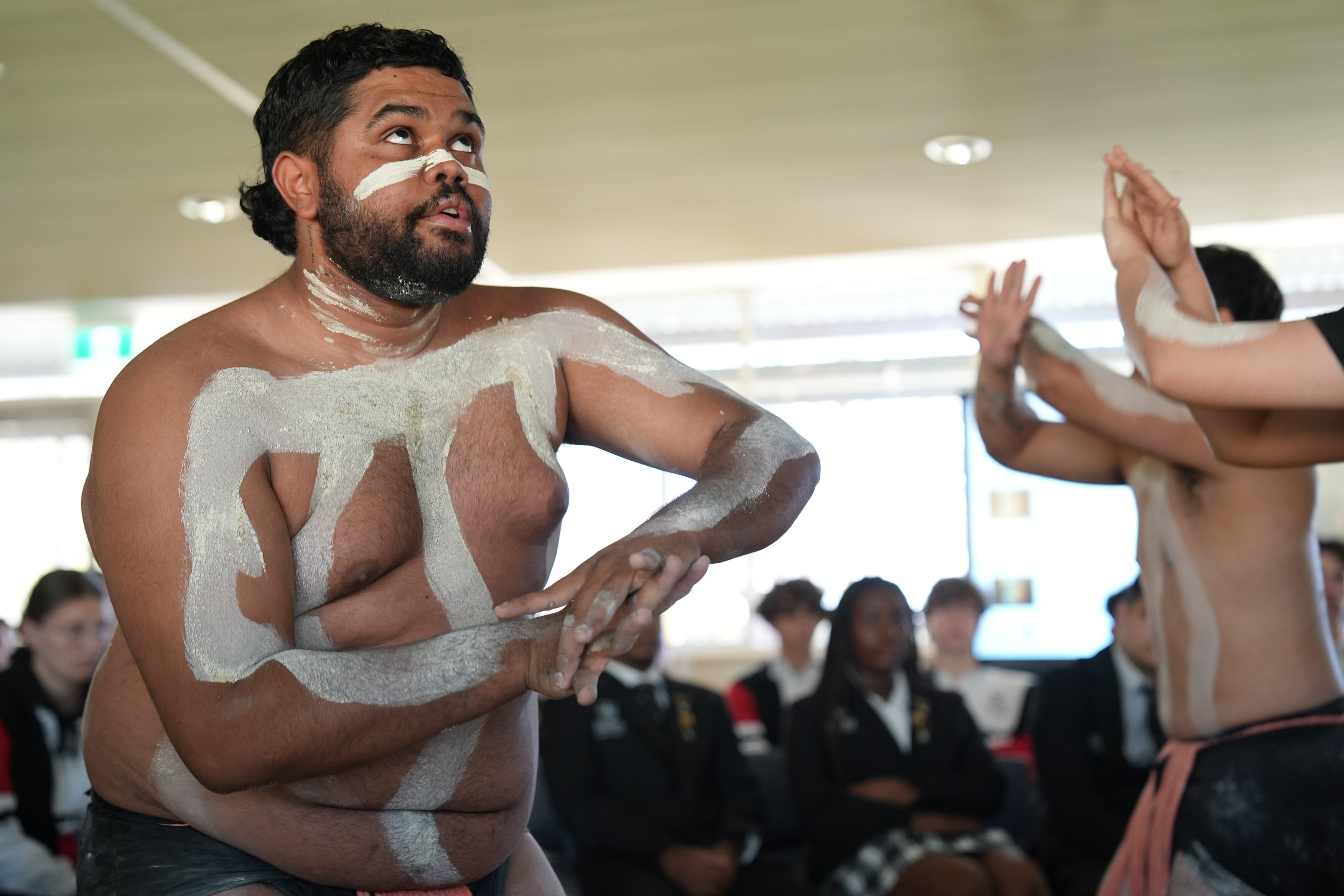 Indigenous dancers at Dubbo College Senior Campus