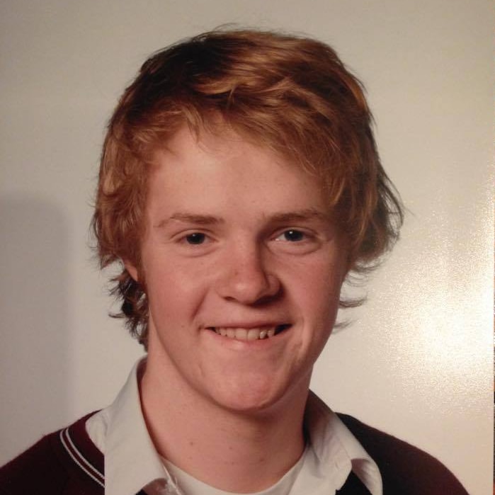 An image of Tom Ballard when he was in grade 12 at school, date unknown.
