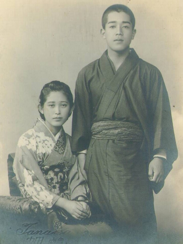 Shinji Kawahara and wife Miyoko