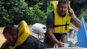 men in boat