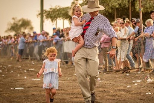 Race day dancing at Come By Chance Picnic Race Club