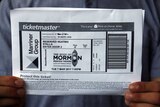 A cancelled ticket to the Book of Mormon theatre show.