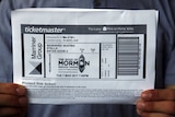 A cancelled ticket to the Book of Mormon theatre show.