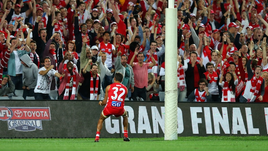 The electrifying Lewis Jetta had the Swans faithful out of their seats.