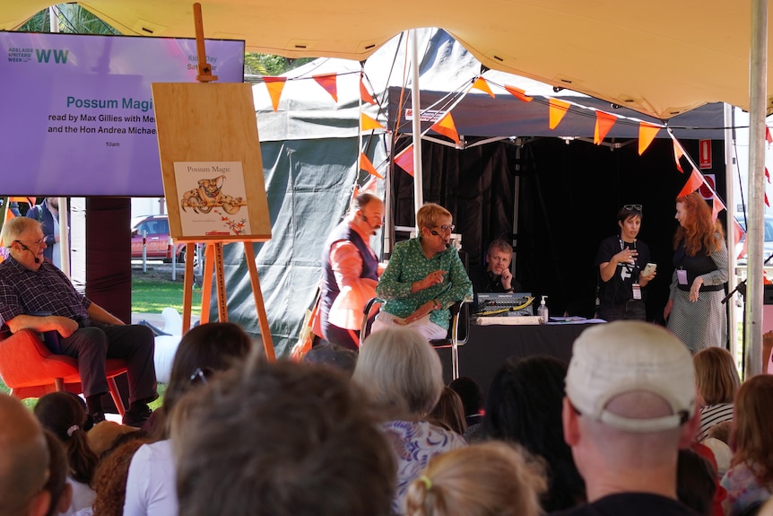 Children's author Mem Fox in conversation at Adelaide Writers' Week.