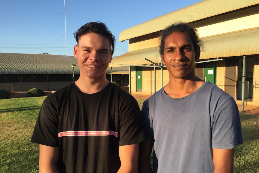 Norforce recruits Steven Lan and Germaine Wunungurra hope they can develop new skills and opportunities through the unit.