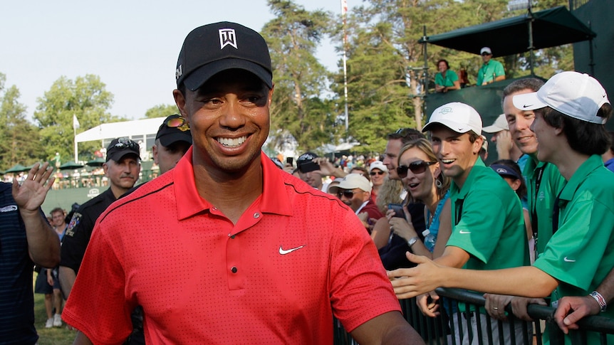 Tiger Woods has won the PGA Tour event in Bethesda, Maryland.