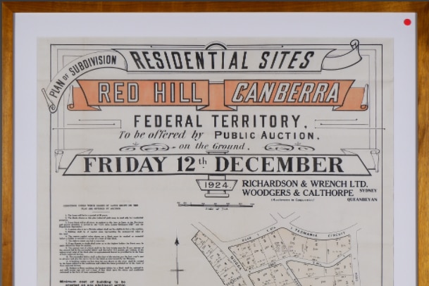 A map of planned subdivisions for Red Hill.
