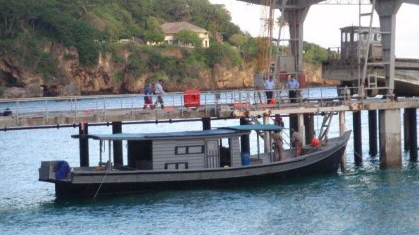 38 people arrived on Christmas Island on this boat.