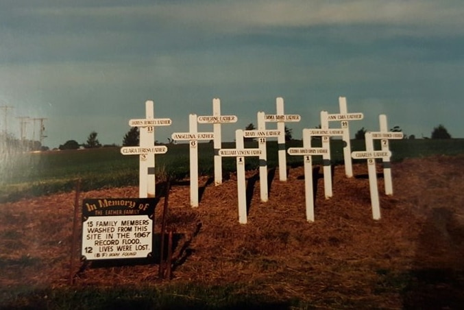 Eather family memorial graves