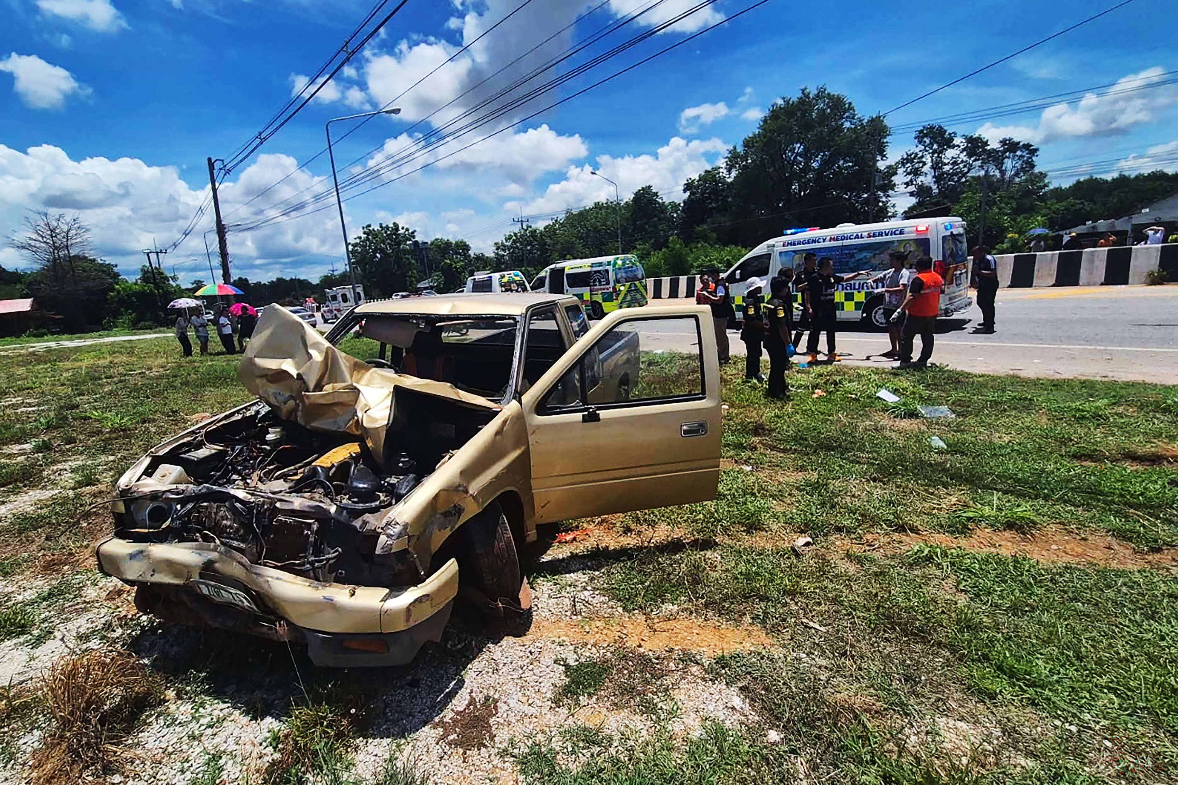 Eight monks killed after 11yo steals parent's truck and crashes into procession