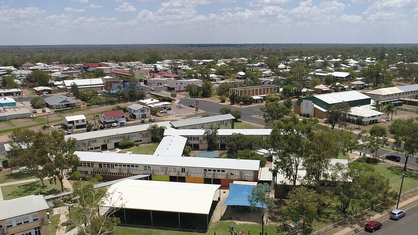Charleville State School from the the air.
