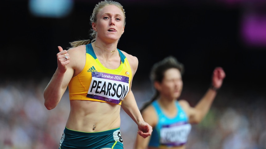 Thanks for coming ... Sally Pearson blew away her opponents in the heat.