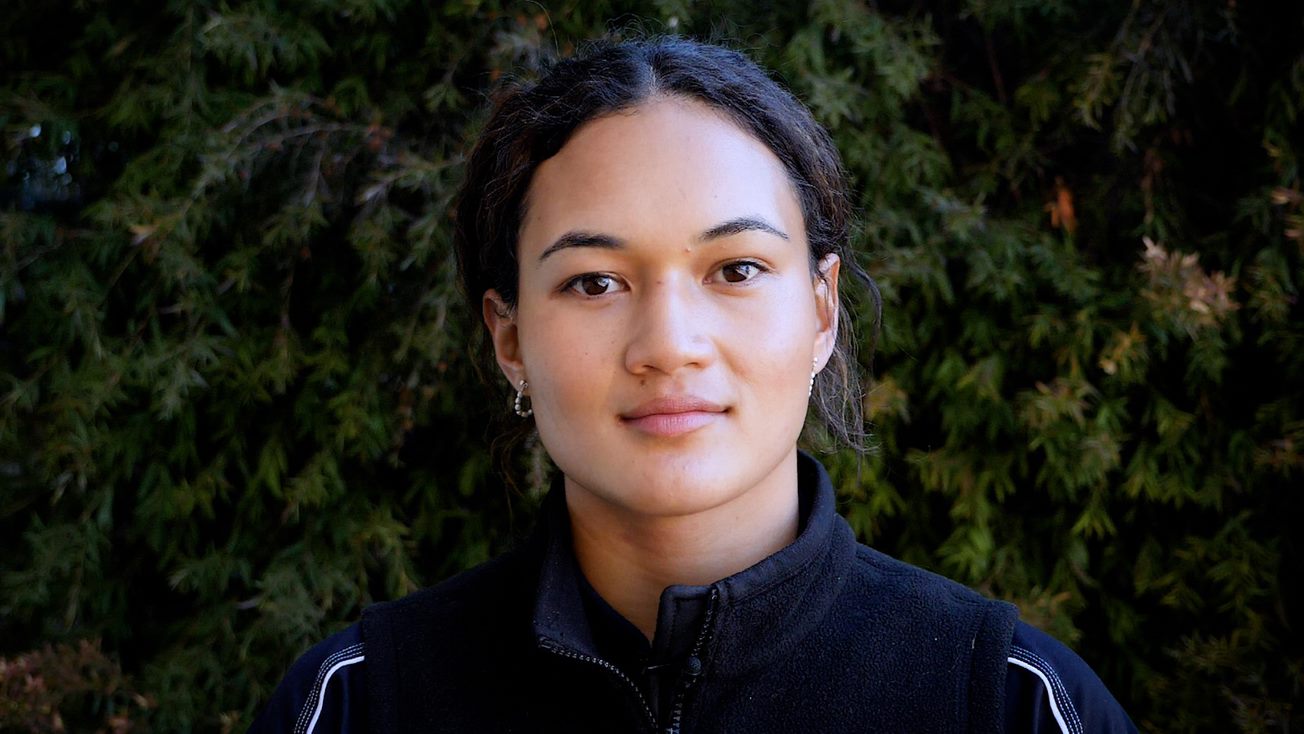 A young Indigenous woman close up portrait
