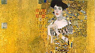 Portrait of Adele Bloch-Bauer, by Austrian impressionist Gustav Klimt.
