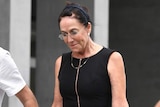 Theresa Dalton leaving Supreme Court in Brisbane.