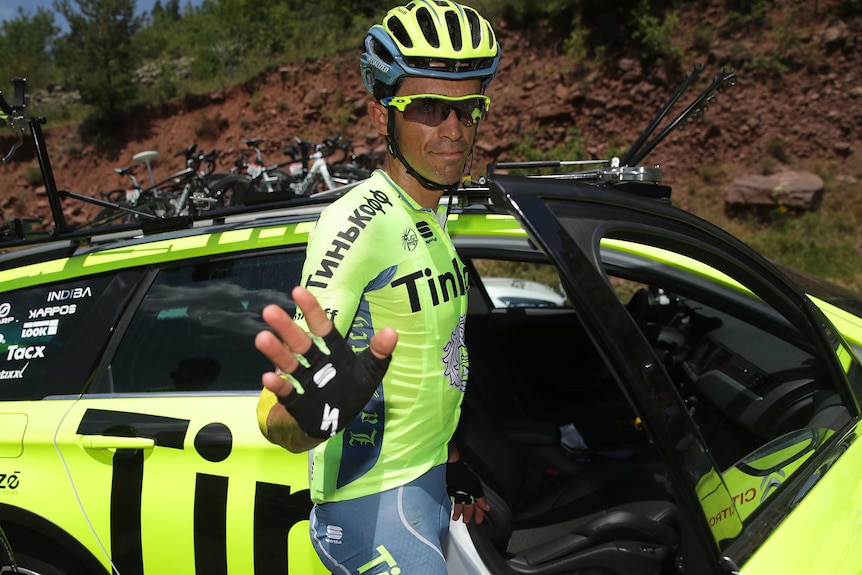 Alberto Contador pulls out of the Tour de France