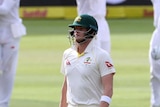 Steve Smith trudges off after Cape Town dismissal