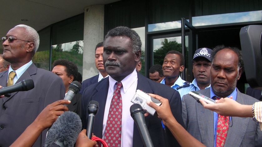 Solomon Islands prime minister Manasseh Sogavare