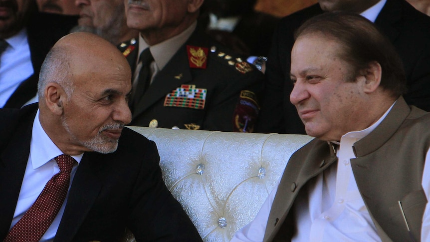 Ashraf Ghani and Nawaz Sharif