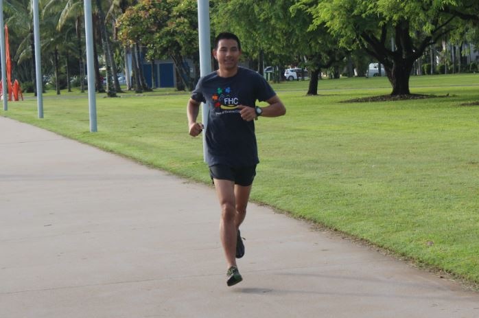 Friends of Himalayan Children founder Som Tamang training