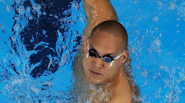 Eyes on the prize ... Huegill will take on Michael Phelps in Saturday night's final.