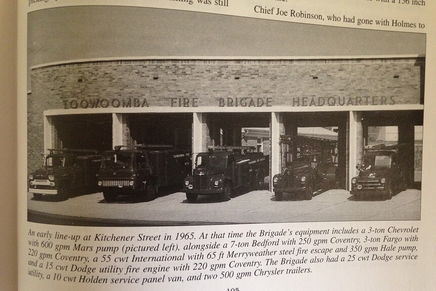 Toowoomba fire trucks circa 1965