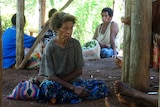 Villagers in Western Province look sad