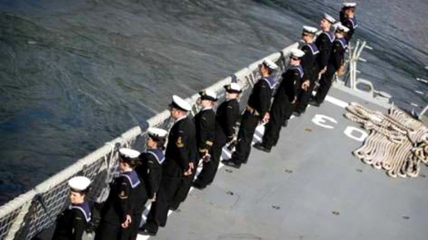 Four HMAS Success crew members were sent home over the claims.