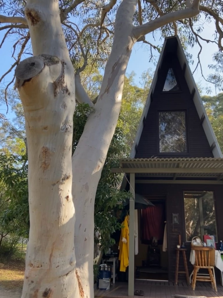 A monk's cottage at the Wat Buddha Dhamma forest monastery in Wiseman's Ferry, New South Wales.