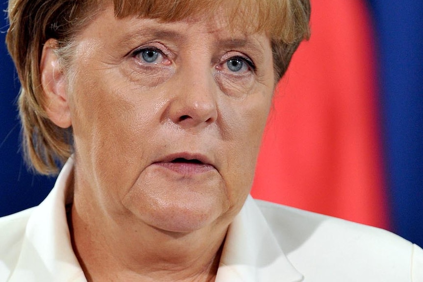 Under pressure: Angela Merkel