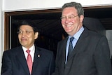 Landmark pact: Mr Downer has signed the treaty in Indonesia. [File photo]