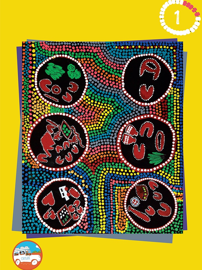 Indigenous paintings as part of resource
