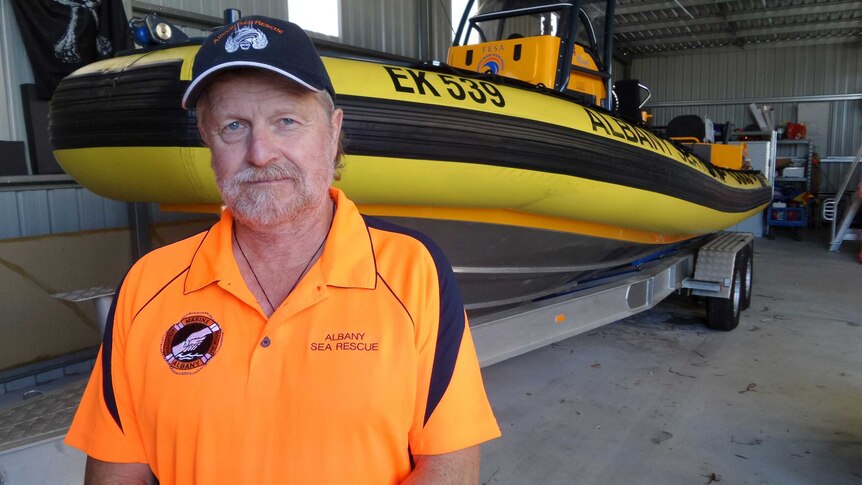 Coordinator of Albany Sea Rescue Chris Johns