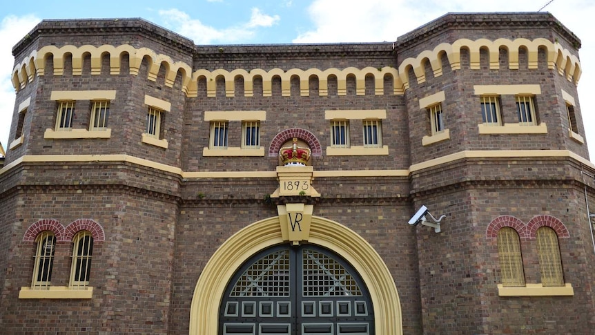 Facade of an old colonial-era prison
