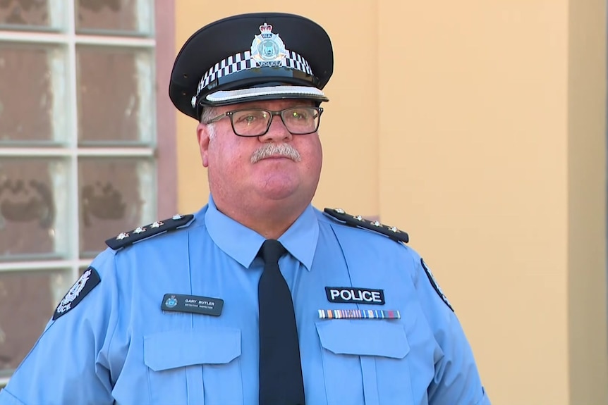 A police officer named Gary Butler in uniform.