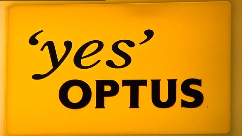 Optus 'yes' sign